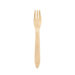 Couverts Bois Cirés (Cire Végétale) - Carton de 1000, 19cm, Naturel, Bois
