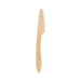 Couverts Bois Cirés (Cire Végétale) - Carton de 1000, 19cm, Naturel, Bois