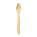 Couverts Bois Cirés (Cire Végétale) - Carton de 1000, 19cm, Naturel, Bois
