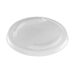 Couvercle PP micro-ondable pour Bol Salade Carton - Made in EU - Carton de 300, Transparent, Ø 15,5cm, PP