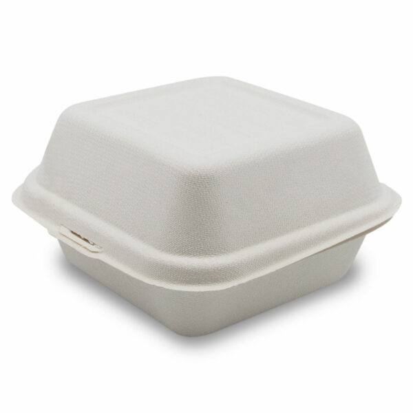 Boîte Burger Bagasse Fermé 11.5x14.8x8cm