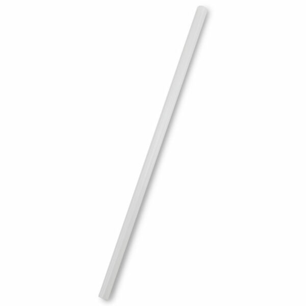 Paille PLA Blanc Emballé Ø 0.6cm h.20cm