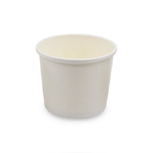 Pot à Soupe Carton Blanc 237ml Ø 9cm h.6cm