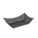 Barquette Snacking PP réutilisable Loop - Carton de 60, Noir, 205x135x57mm, 500ml, PP