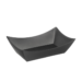 Barquette Snacking PP réutilisable Loop - Carton de 60, Noir, 220x145x65mm, 700ml, PP