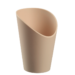 Pot à Frites PP réutilisable Loop - Carton de 120, Beige Clair, H120mm ∅82mm, PP