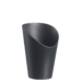 Pot à Frites PP réutilisable Loop - Carton de 120, Noir, H120mm ∅82mm, PP