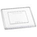 Saladier PP réutilisable Fluid' Loop - Carton de 50, Transparent, 192x192x10mm, 1260ml, PP