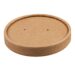 Pot à Soupe / Dessert Carton Kraft Brun avec Couvercle - Carton de 500, Brun, Ø 9.3cm, Carton, non défini