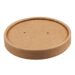 Pot à Soupe / Dessert Carton Kraft Brun avec Couvercle - Carton de 500, Ø 10.3cm, Carton, non défini